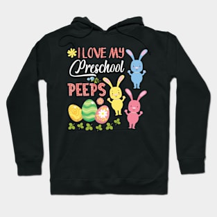 H31Tee Happy Easter Preschool Teacher Student Hoodie